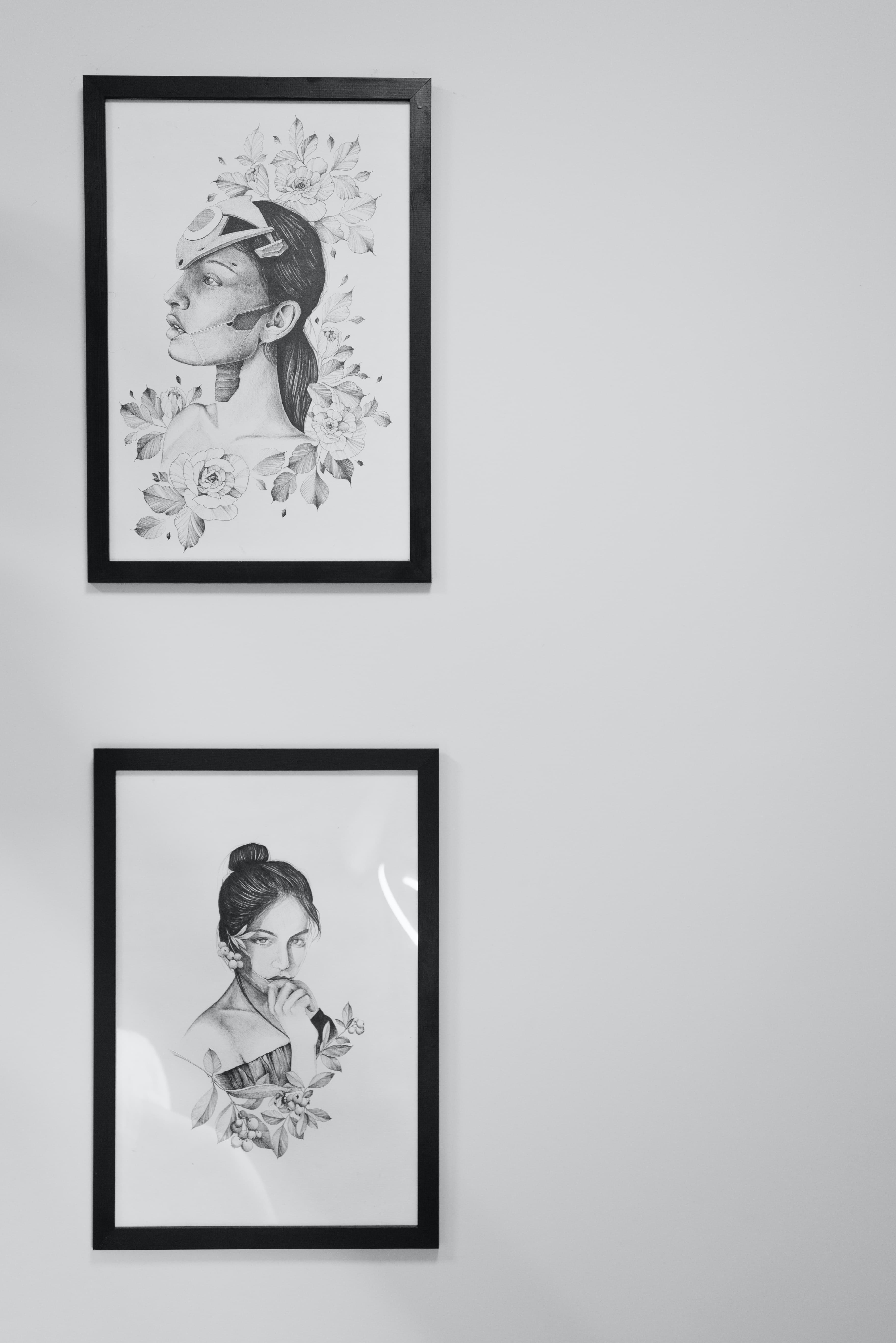 Cuadro fotográfico de niña